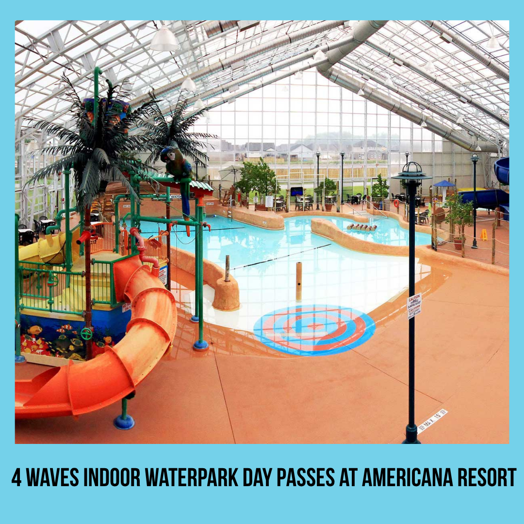 4 Waves Indoor Waterpark Day Passes at Americana Resort