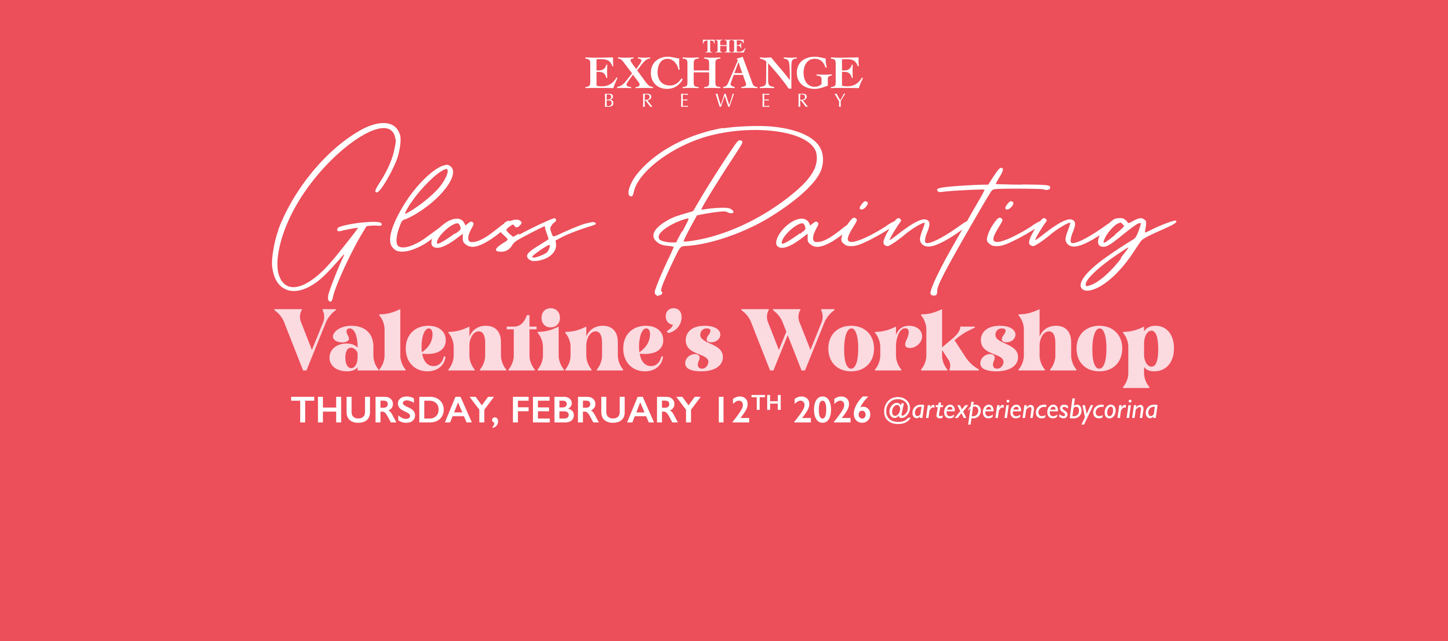 Glass Painting Valentine’s Workshop
